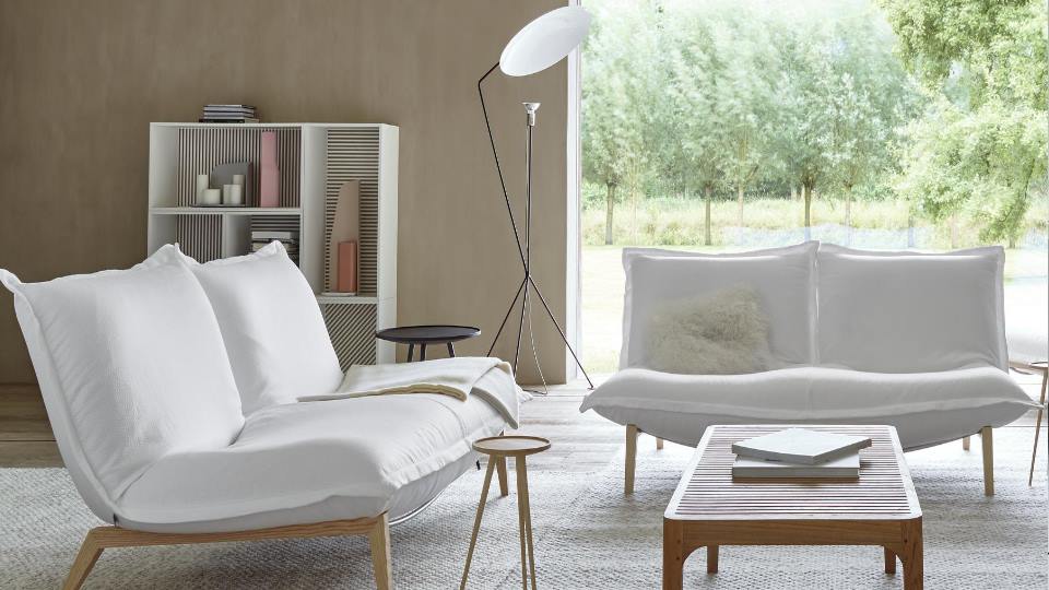 Calin Sofa by Ligne Roset in White