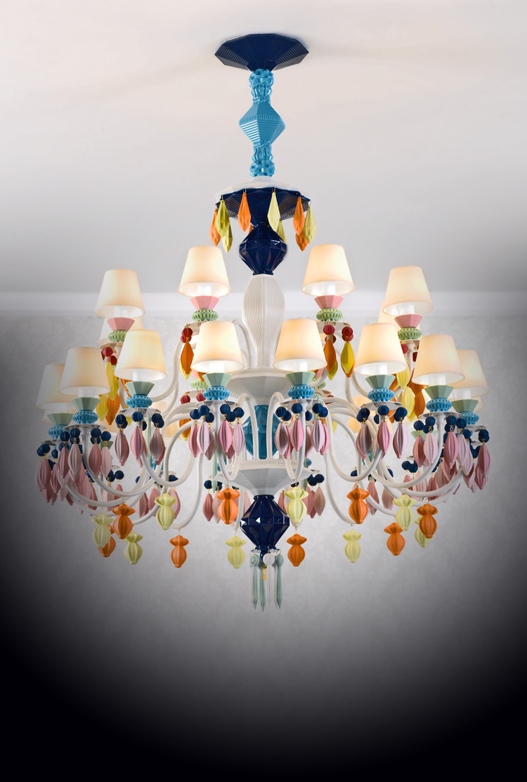 CHAPLINS & LLADRÓ PRESENTS BELLE DE NUIT, ITS NEW STUNNING CHANDELIER, AT  FOCUS/13 - Chaplins