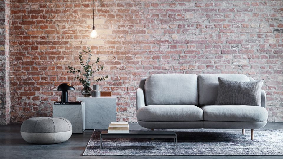 Small modern store couch