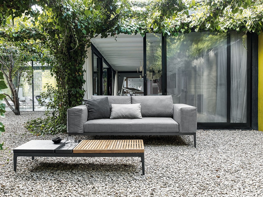 Gloster Grid Outdoor Sofa