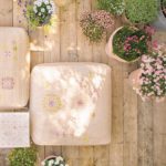 outdoor baby pink cushions