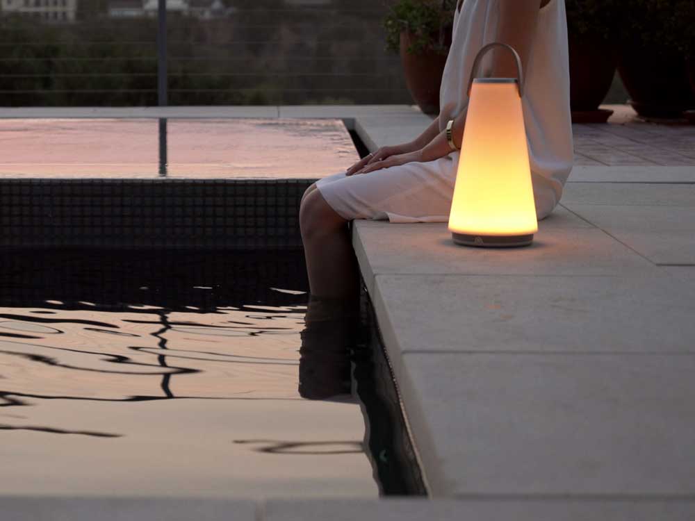 Modern Outdoor Furniture Trends - Pablo UMA Bluetooth Lamp